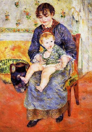 Pierre Auguste Renoir Mere et enfant Germany oil painting art